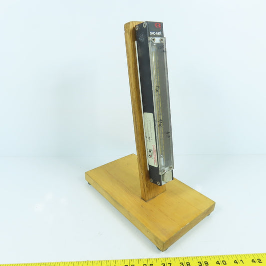 Brooks 1355EHA7BDA1A Sho-Rate Flow Rate Gauge With Wooden Stand