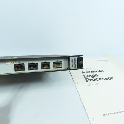 Reliance 45C400A AutoMate 40 Logic Processor Module W/ J3140A Manual