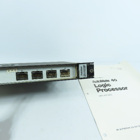 Reliance 45C400A AutoMate 40 Logic Processor Module W/ J3140A Manual