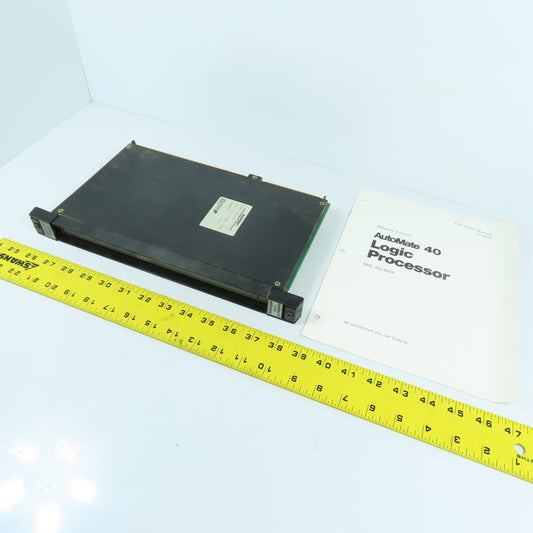 Reliance 45C400A AutoMate 40 Logic Processor Module W/ J3140A Manual