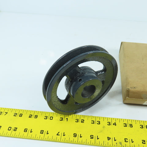 Browning AK49X15/16 Single Groove V-Belt Pulley 3L, A, 4-3/4" OD 15/16" Bore