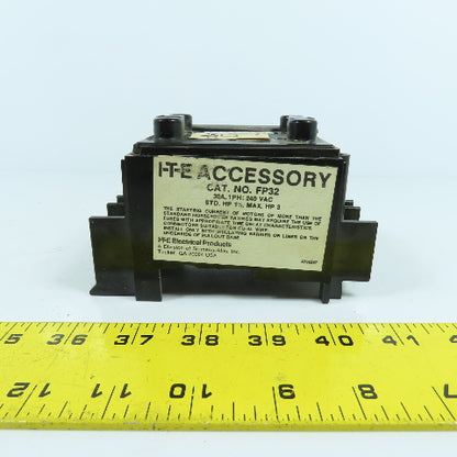 Siemens FP32 I-T-E Accessory Fuse Block 30A Single Phase 240VAC