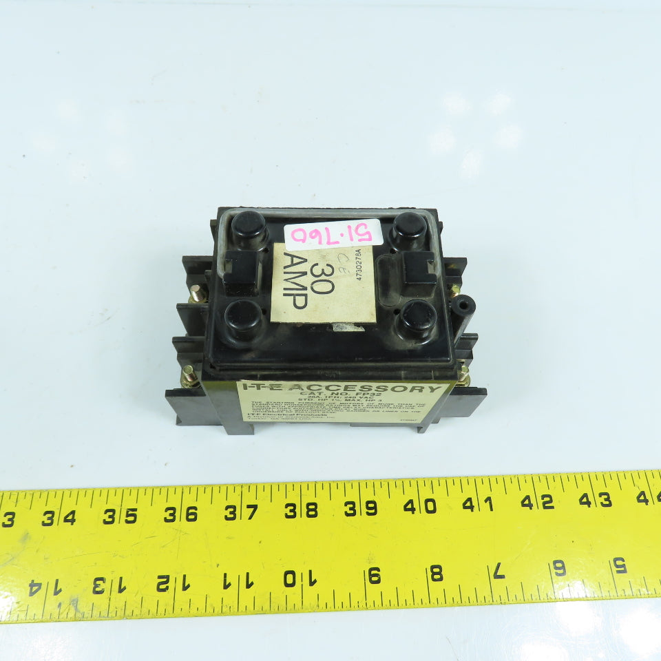 Siemens FP32 I-T-E Accessory Fuse Block 30A Single Phase 240VAC
