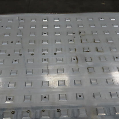 60" X 12' x 2" Thick Aluminum Router Grid Table Weld Fixture Jig Plate