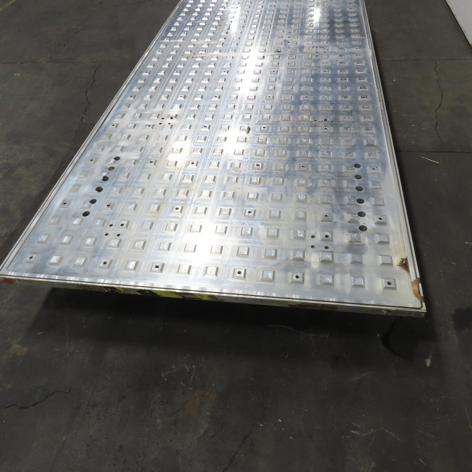 60" X 12' x 2" Thick Aluminum Router Grid Table Weld Fixture Jig Plate