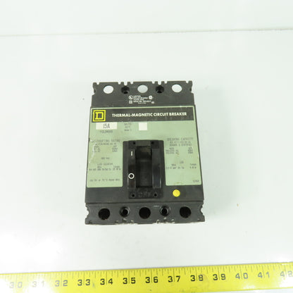 Square D FCL34015 15A Circuit Breaker 3-Pole 480V