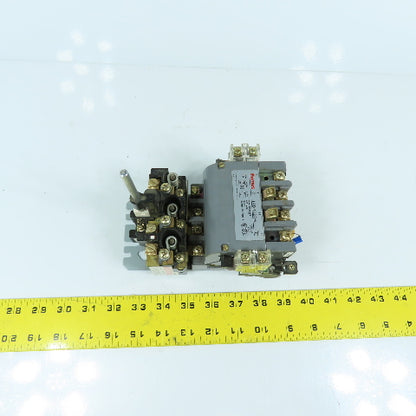 Furnas 14DP32A*9 Size 1 Motor Starter Contactor 120V Coil W/48DC31AA3 Overload