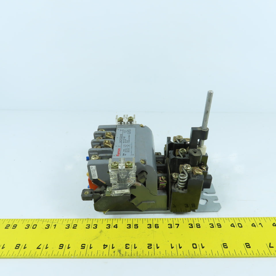 Furnas 14DP32A*9 Size 1 Motor Starter Contactor 120V Coil W/48DC31AA3 Overload