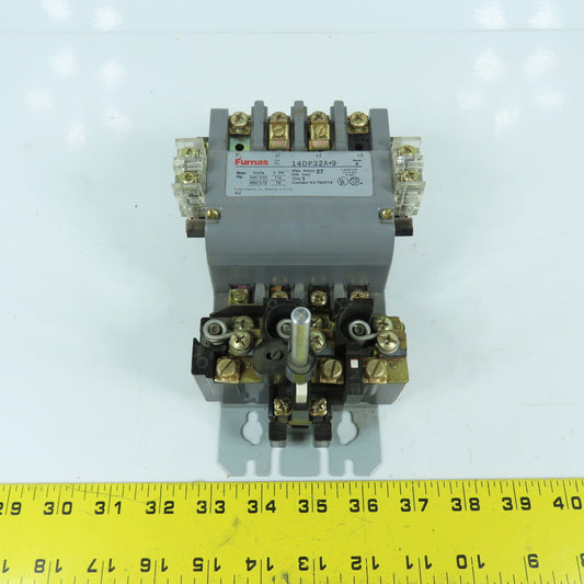 Furnas 14DP32A*9 Size 1 Motor Starter Contactor 120V Coil W/48DC31AA3 Overload