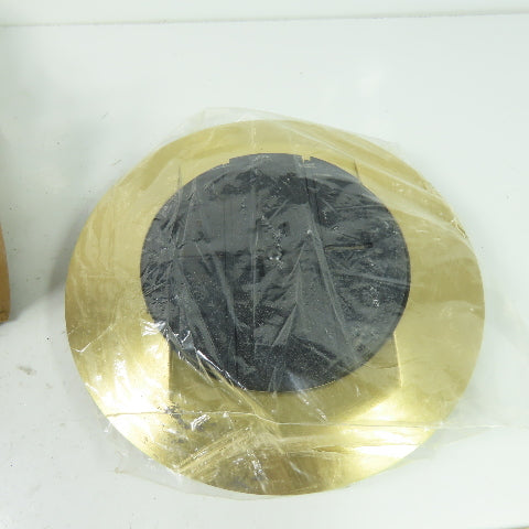 Walker RC3C20ABS Brass Dual Cover Flush Mount Floor Box Cover 7-3/8" OAL