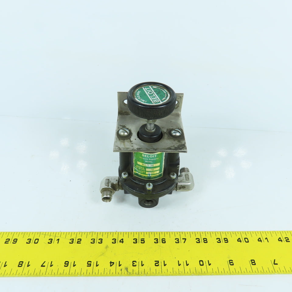 Beloit MC2-75-39B Compressed Air Regulator 60PSI Out 250PSI In 3/8" NPT