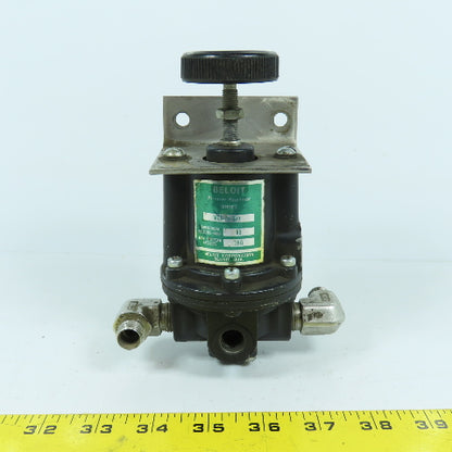 Beloit MC2-75-39B Compressed Air Regulator 60PSI Out 250PSI In 3/8" NPT
