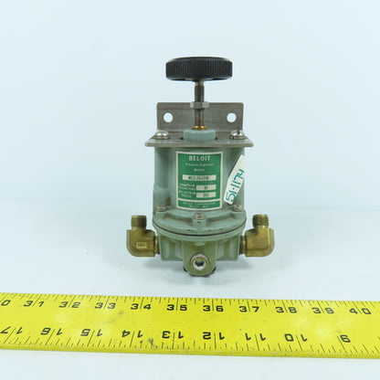 Beloit MC2-75-120B Compressed Air Regulator 60PSI Out 250PSI In 3/8" NPT