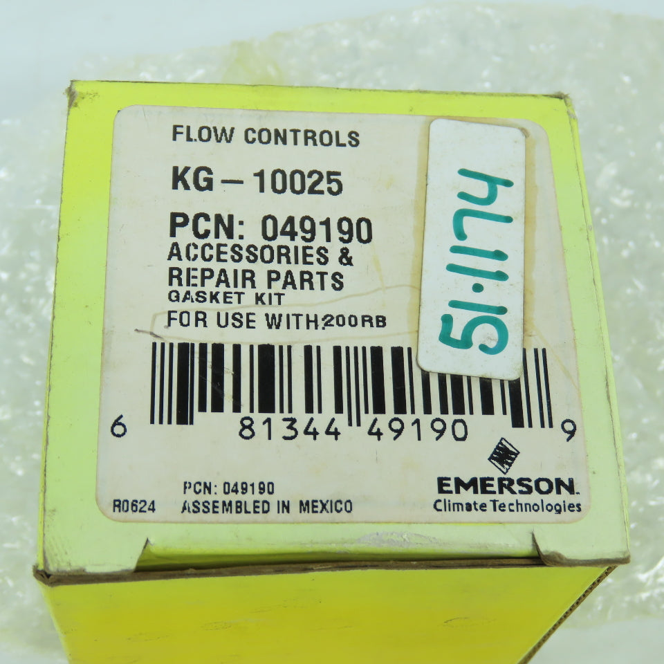 Emerson KG-10025 PCN 049190 Solenoid Gasket Kit For 200RB
