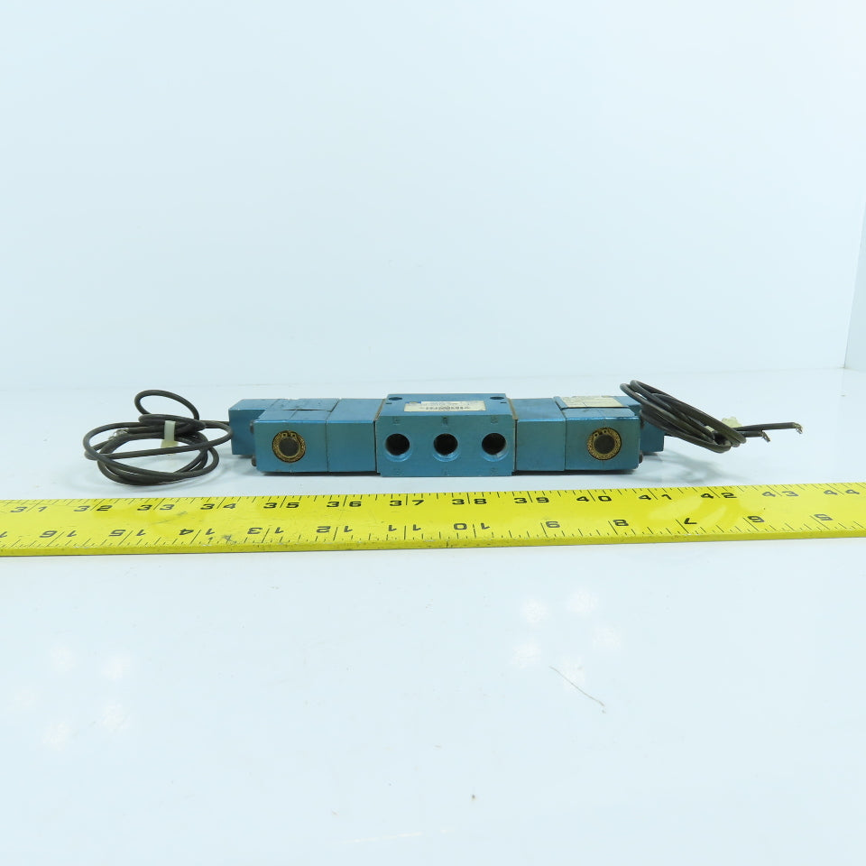 MAC 825C-PM-591CA-552 5/3 Pneumatic Solenoid Valve 150PSI 24VDC Coil