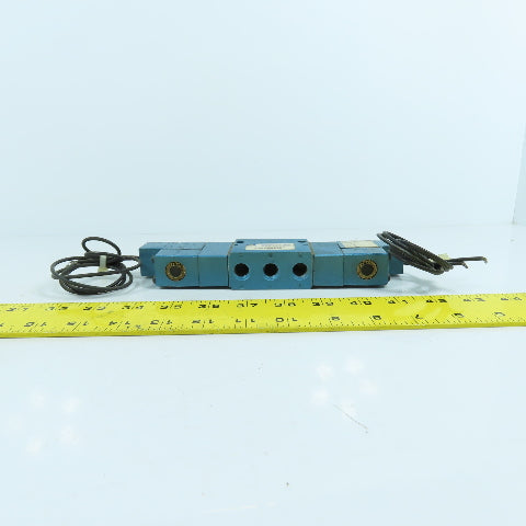 MAC 825C-PM-591CA-552 5/3 Pneumatic Solenoid Valve 150PSI 24VDC Coil