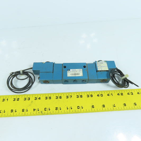 MAC 825C-PM-591CA-552 5/3 Pneumatic Solenoid Valve 150PSI 24VDC Coil