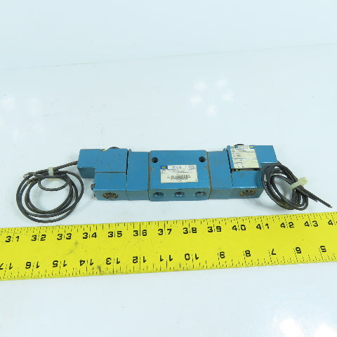 MAC 825C-PM-591CA-552 5/3 Pneumatic Solenoid Valve 150PSI 24VDC Coil