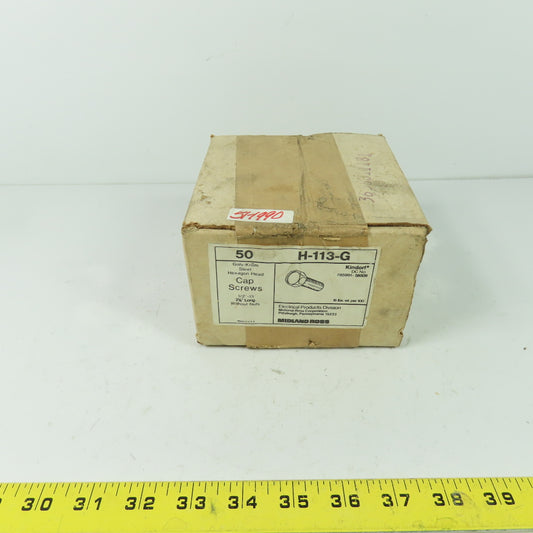 Kindorf H-113-G 1/2"-13 Hex Head Cap Screws 2-1/4" Length Box Of 50