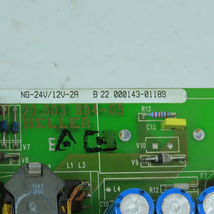 Heller 20.003 894-05 Control Board NG-24V/12V-2A