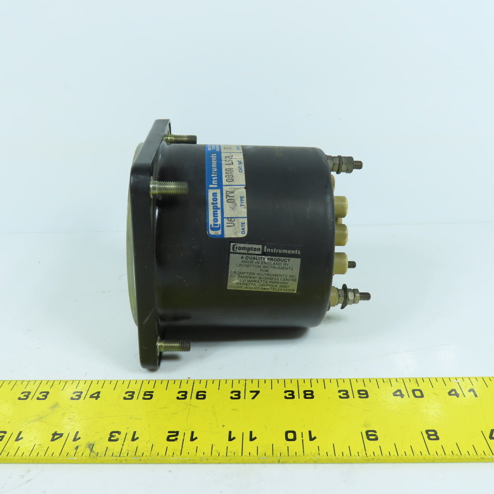 Crompton 08AA LSRL 0-200 Amperes Panel Mount Meter Gauge Type 077