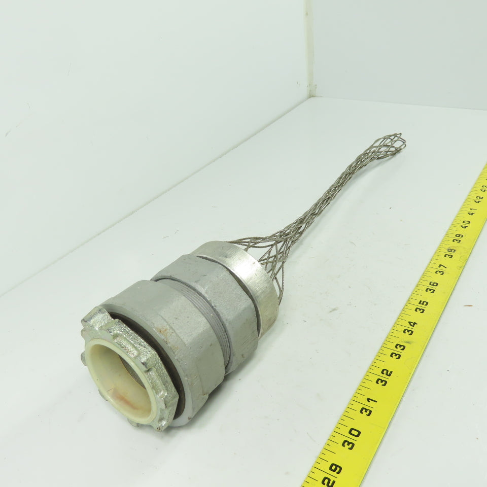 1-7/8" Strain Relief Cord Grip 2" NPT 18" OAL