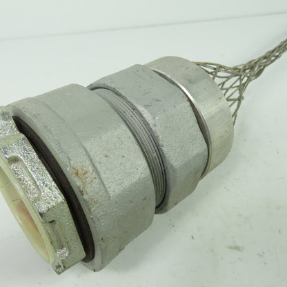 1-7/8" Strain Relief Cord Grip 2" NPT 18" OAL