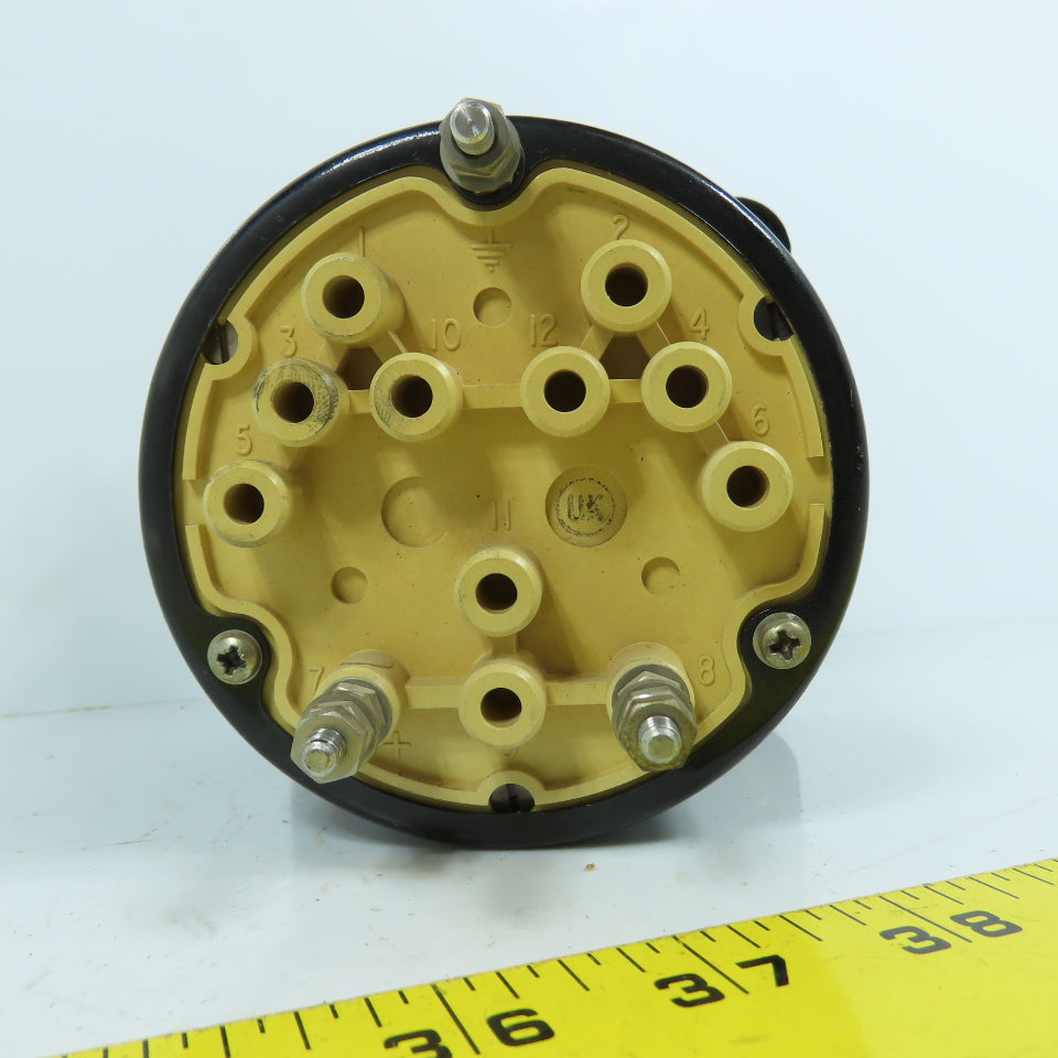 Crompton AA-LSUE 0-4000 Amperes Panel Mount Meter Gauge Type 077-08