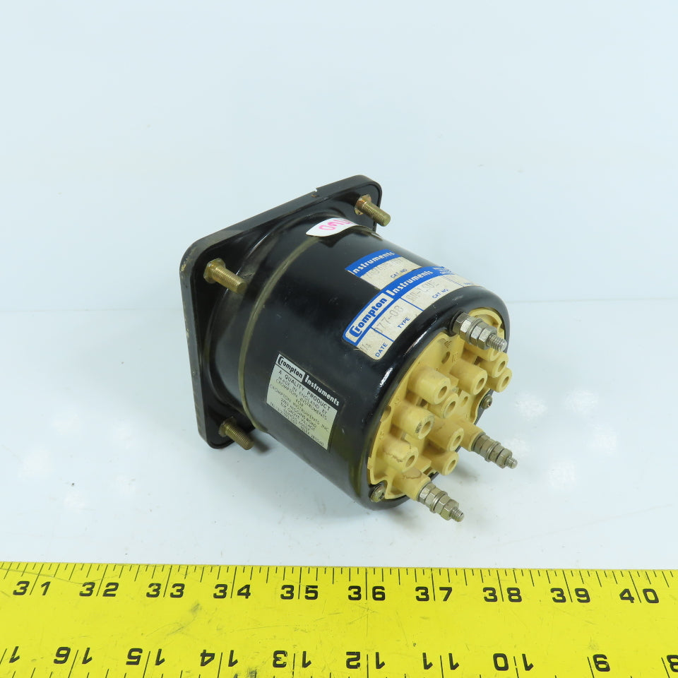 Crompton AA-LSUE 0-4000 Amperes Panel Mount Meter Gauge Type 077-08