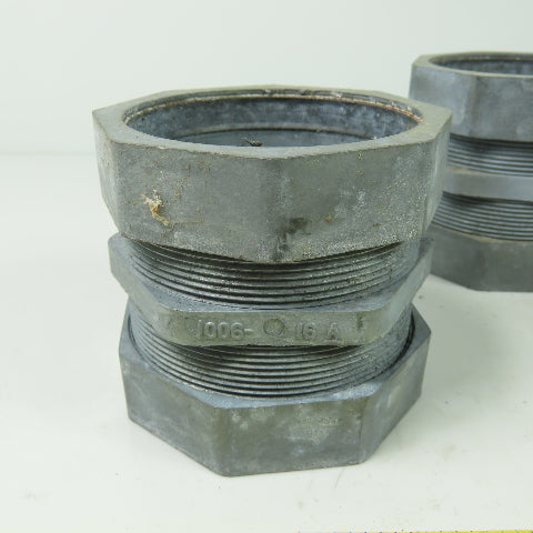 I006-I6A 2-1/2" Conduit Compression Coupler Lot Of 4