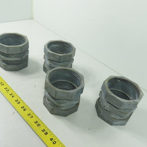 I006-I6A 2-1/2" Conduit Compression Coupler Lot Of 4