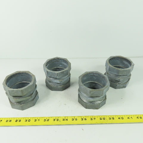 I006-I6A 2-1/2" Conduit Compression Coupler Lot Of 4