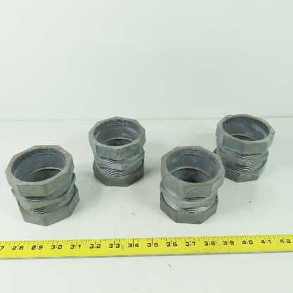 I006-I6A 2-1/2" Conduit Compression Coupler Lot Of 4