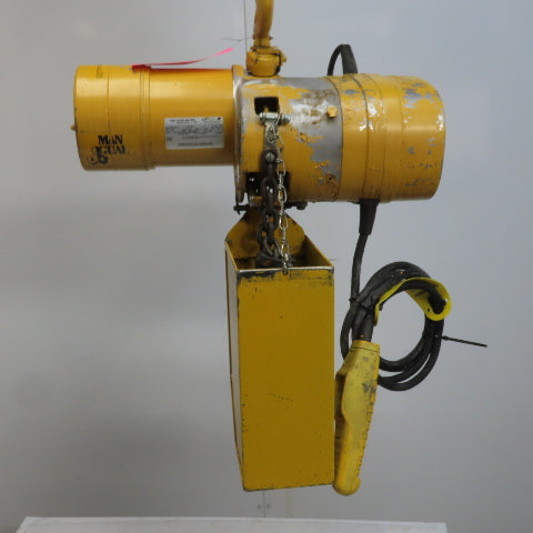 Budgit 115847-7 2 Ton 4000lb Electric Chain Hoist 15' Travel 8 FPM 230/460V 3Ph