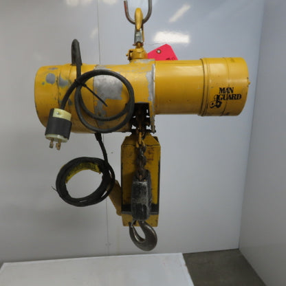 Budgit 115847-7 2 Ton 4000lb Electric Chain Hoist 15' Travel 8 FPM 230/460V 3Ph