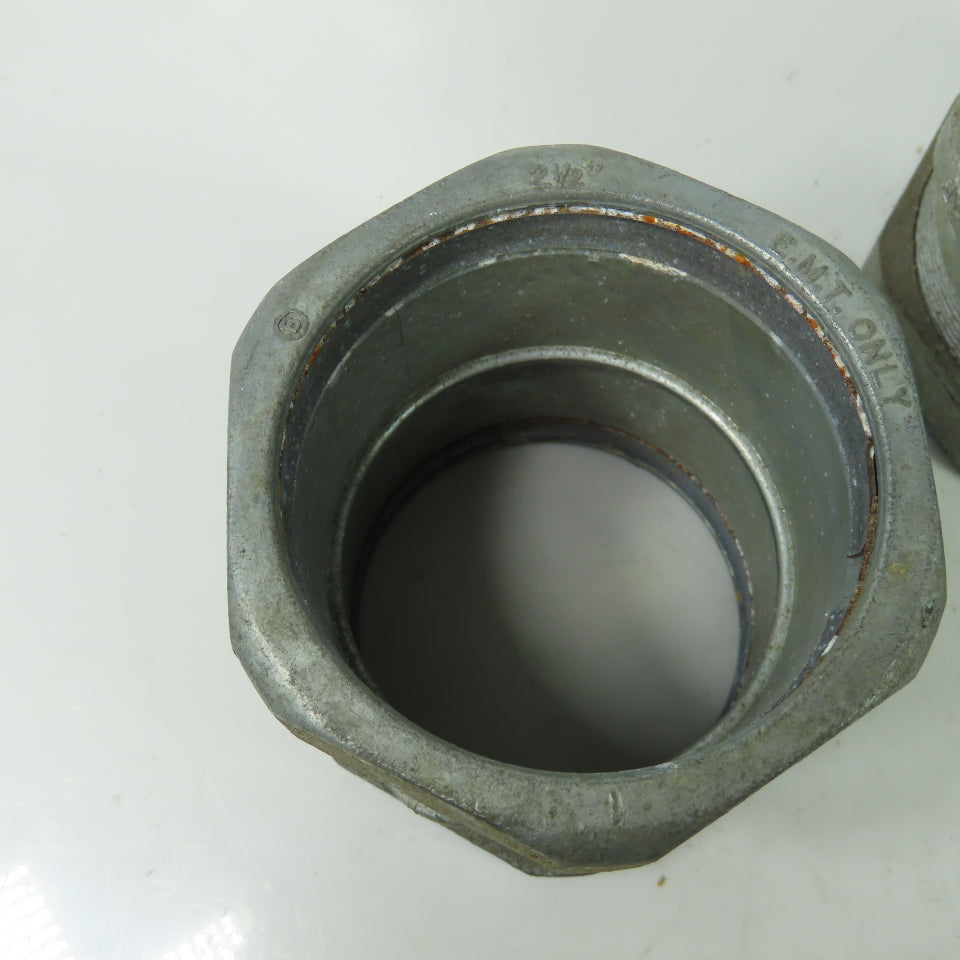 E.M.T Only 2-1/2" Conduit Compression Coupler Lot Of 4