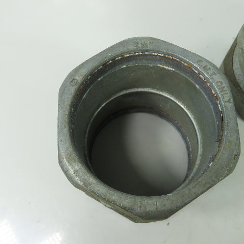E.M.T Only 2-1/2" Conduit Compression Coupler Lot Of 4