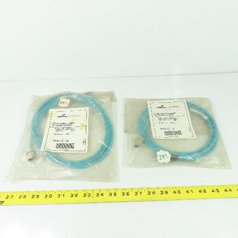 Cooper Cruise Hinds 5000135-96 Receptacle Cable Cordset 60V 2A 6'-7" L Lot Of 2
