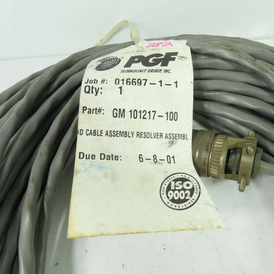 GM 101217-100 ID Cable Assembly Resolver Assembly 11-Pin Female Plug To Cut End
