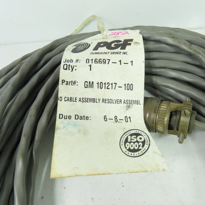 GM 101217-100 ID Cable Assembly Resolver Assembly 11-Pin Female Plug To Cut End