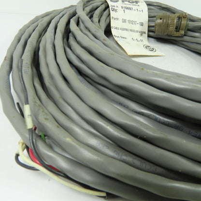 GM 101217-100 ID Cable Assembly Resolver Assembly 11-Pin Female Plug To Cut End