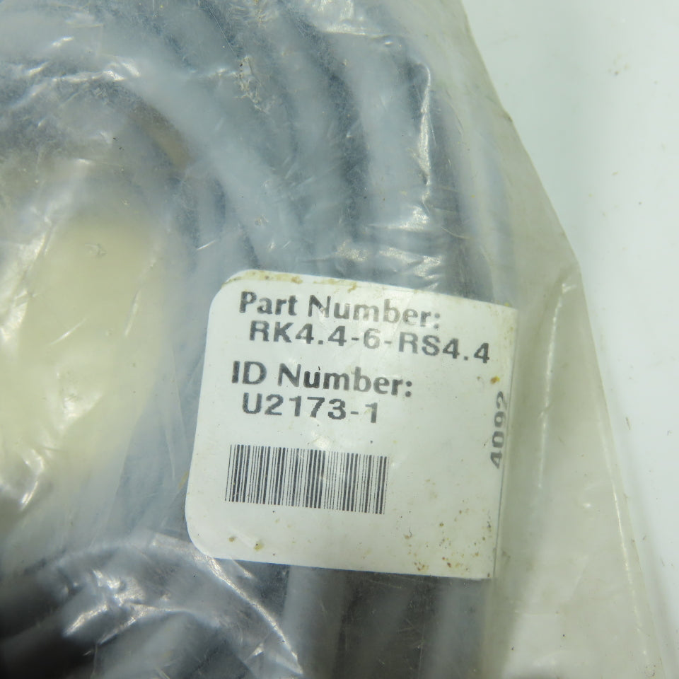 Turck RK4.4-6-RS4.4 Cordset Cable Euro Fast 4-Pin Female To 4-Pin Male