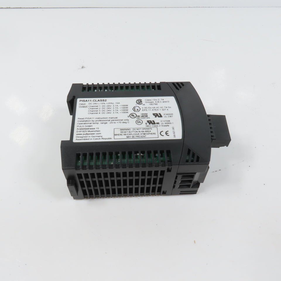 Puls PISA11 Dimension Class2 Protection Module 24V DC 15A In 24VDC 3.7A Out