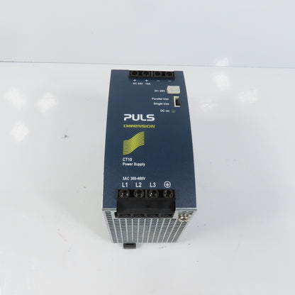 Puls CT10.241 Dimension 24-28V DC 10A Power Supply 3PH 380-480VAC Input 0.9A