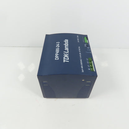 TKD Lambda DPP480-24-3 24V DC 20A/480W Power Supply 3PH 400-500VAC Input 1.4A
