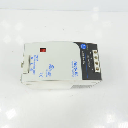 Allen Bradley 1606-XL120D 24V DC 5A Power Supply 1PH 100-120/200-240VAC Input