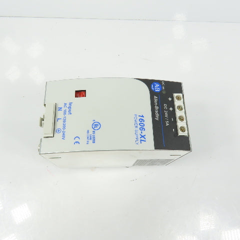 Allen Bradley 1606-XL120D 24V DC 5A Power Supply 1PH 100-120/200-240VAC Input