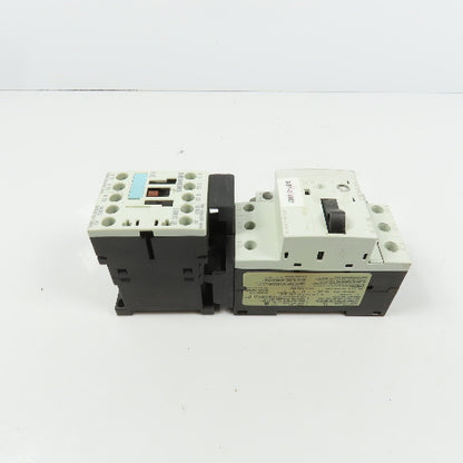 Siemens 3RT1015-1AK61 Sirius 3R 5HP Contactor 120V Coil W/ 3RV1011-1DA10