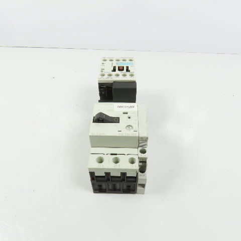 Siemens 3RT1015-1AK61 Sirius 3R 5HP Contactor 120V Coil W/ 3RV1011-1DA10