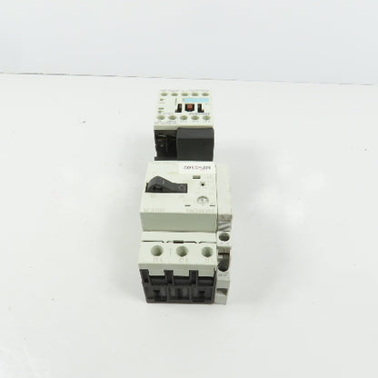 Siemens 3RT1015-1AK61 Sirius 3R 5HP Contactor 120V Coil W/ 3RV1011-1DA10